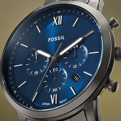 Fossil Neutra Blue Dial Men 44mm FS6111
