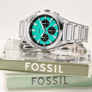 Fossil Everett Blue Dial Men 44mm FS6117