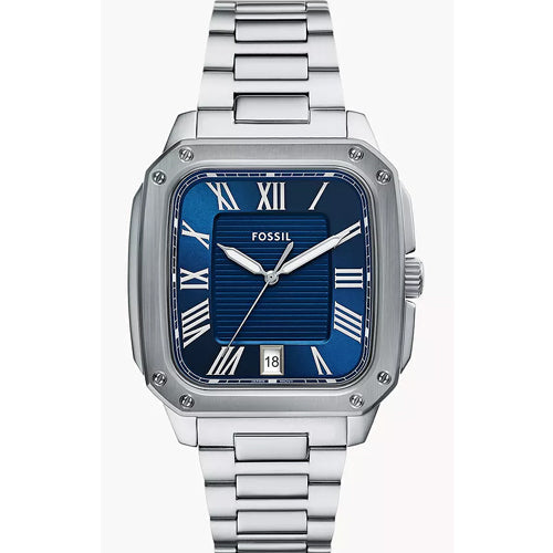 Fossil Crosby Blue Dial Men 42mm FS6121