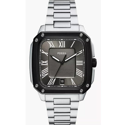 Fossil Crosby Grey Dial Men 42mm FS6122