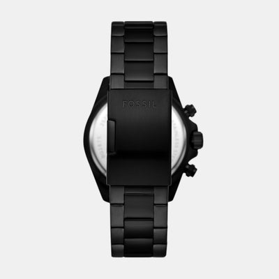 Autocross Men Quartz Black Dial Chronograph Stainless Steel Watch FS6125