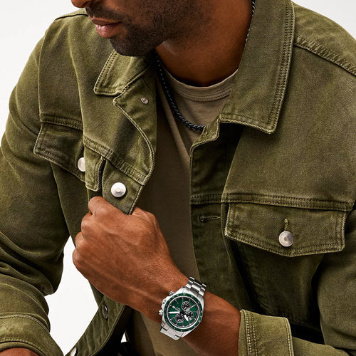 Fossil Autocross Multifunction Green Dial Men 42mm FS6127