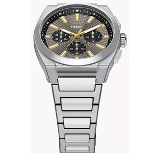 Fossil Everett Chronograph Grey Dial Men 44mm FS6128