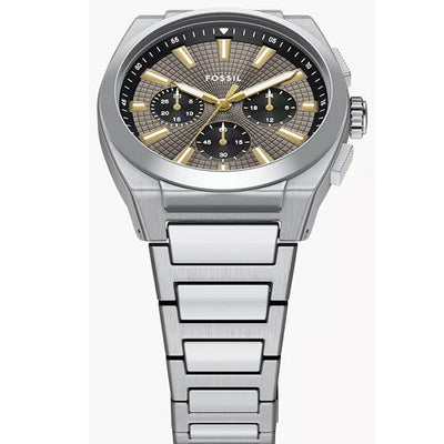Fossil Everett Chronograph Grey Dial Men 44mm FS6128