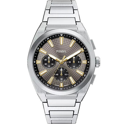 Fossil Everett Chronograph Grey Dial Men 44mm FS6128