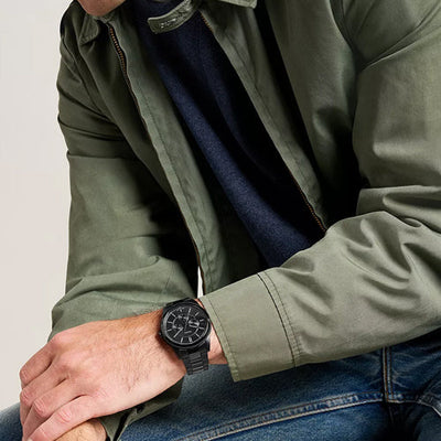 Fossil Pearson Multifunction Black Dial Men 42mm FS6135