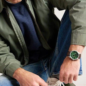 Fossil Pearson Multifunction Green Dial Men 42mm FS6137
