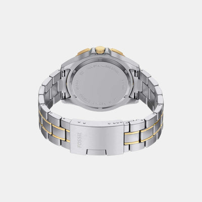 Garrett Men Quartz Blue Dial Multi-Function Stainless Steel Watch FS6146