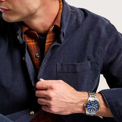 Fossil Garrett Multifunction Blue Dial Men 44mm FS6146