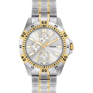 Fossil Garrett Multifunction Silver Dial Men 44mm FS6148