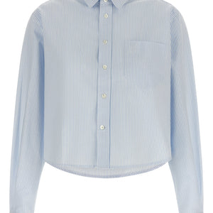 Ami Paris Ami De Coeur Cropped Shirt