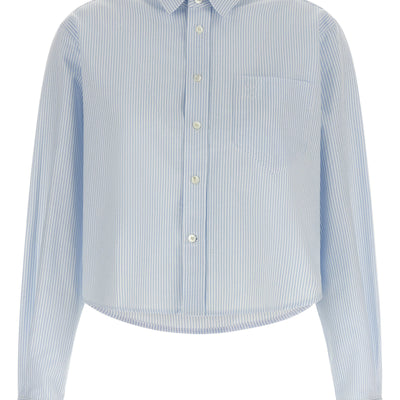Ami Paris Ami De Coeur Cropped Shirt