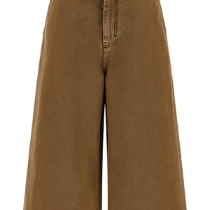 Ami Paris Denim Bermuda Shorts