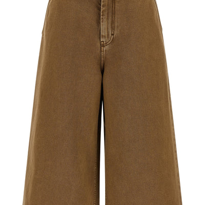 Ami Paris Denim Bermuda Shorts