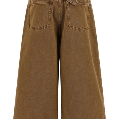 Ami Paris Denim Bermuda Shorts