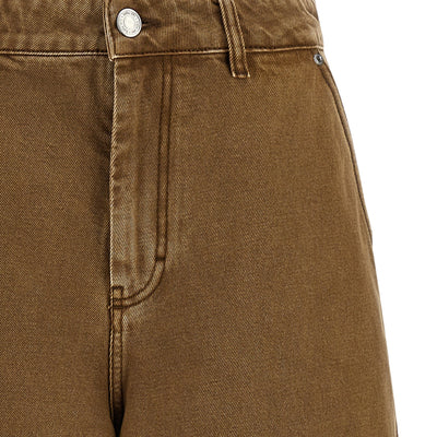Ami Paris Denim Bermuda Shorts