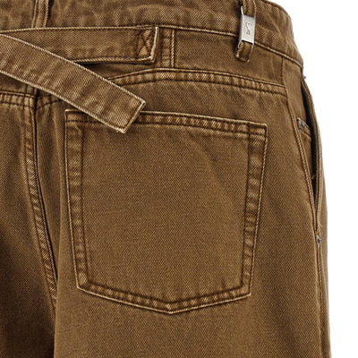 Ami Paris Denim Bermuda Shorts