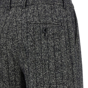Dolce & Gabbana Striped Wool Pants