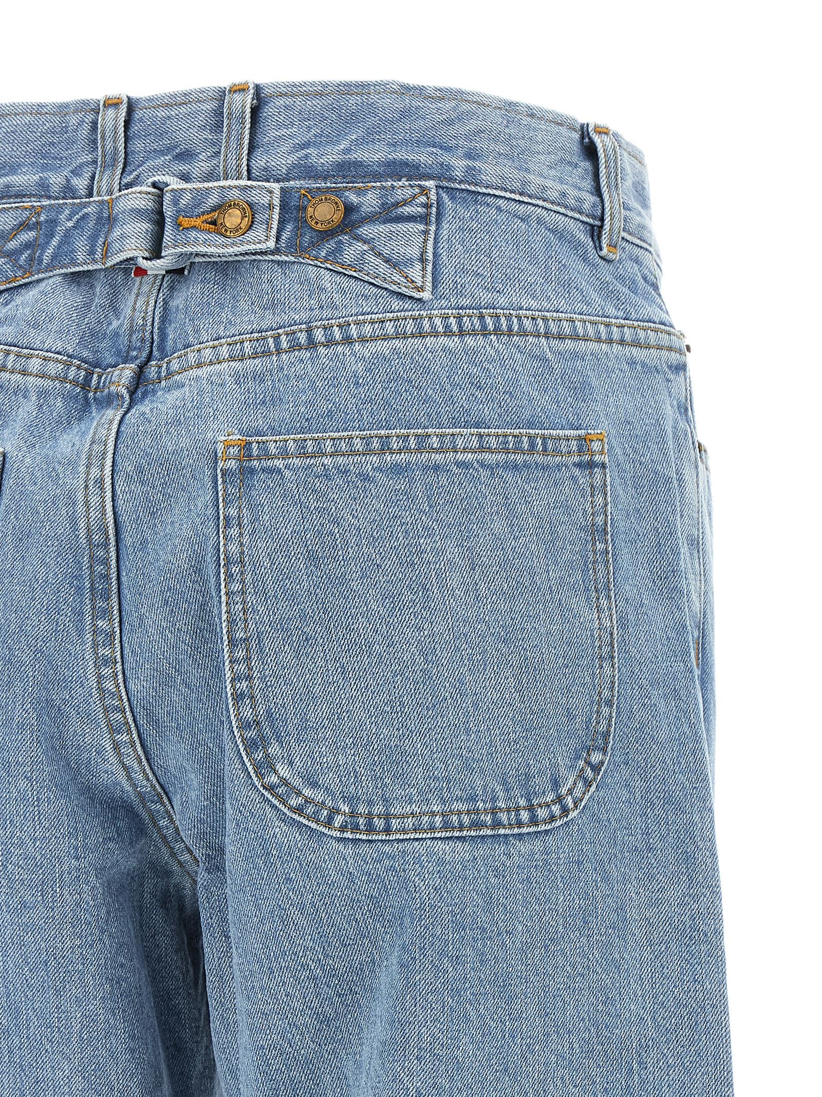 Thom Browne Back Martingale Jeans