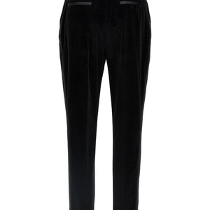 Dolce & Gabbana Velvet Tuxedo Pants