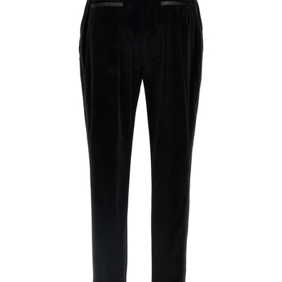 Dolce & Gabbana Velvet Tuxedo Pants