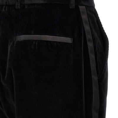 Dolce & Gabbana Velvet Tuxedo Pants