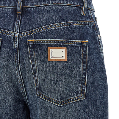 Dolce & Gabbana Logo Plaque Jeans