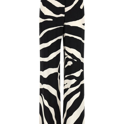 Dolce & Gabbana Zebra Print Palazzo Pants