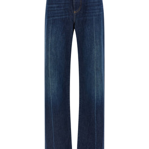Dolce & Gabbana Stretched Pleated Trompe Loeil Jeans