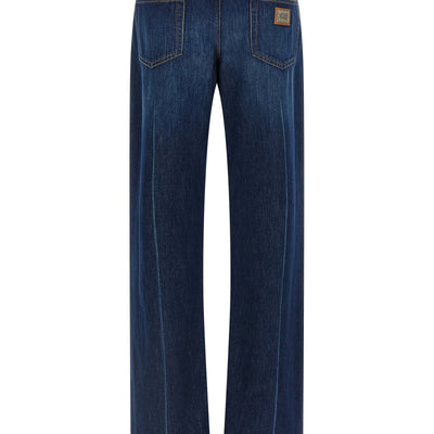 Dolce & Gabbana Stretched Pleated Trompe Loeil Jeans