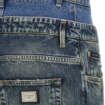 Dolce & Gabbana Double Layer Jeans