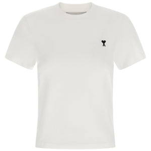 Ami Paris Ami De Coeur Cropped T-shirt