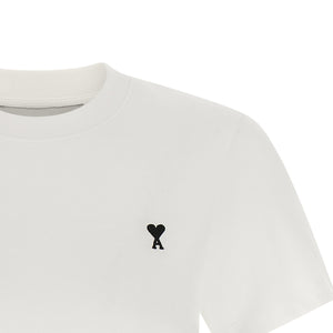 Ami Paris Ami De Coeur Cropped T-shirt