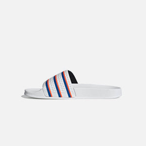 Adidas Originals | ADILETTE SLIDES WHITE/BLUE/RED