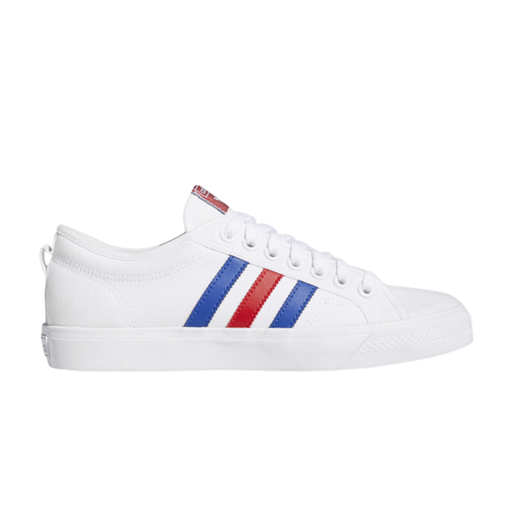 adidas Nizza White Scarlet Royal