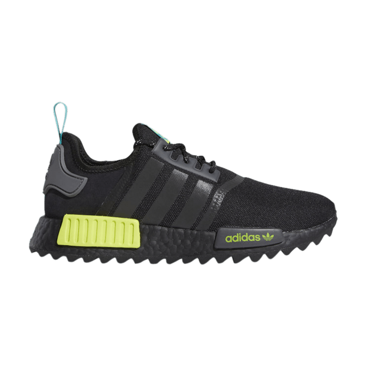 adidas NMD R1 Core Black Semi Solar Yellow
