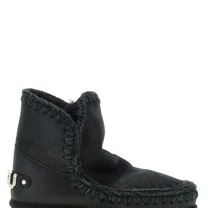 Mou Eskimo 18 Rhinestone Logo Ankle Boots