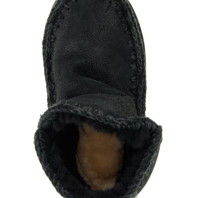 Mou Eskimo 18 Rhinestone Logo Ankle Boots
