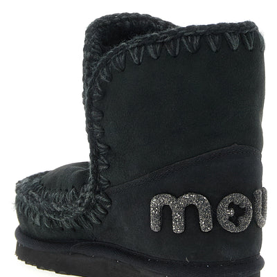 Mou Eskimo 18 Glitter Logo Ankle Boots