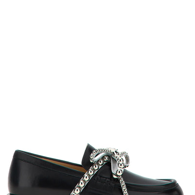 Mach & Mach Crystal Studs Loafers