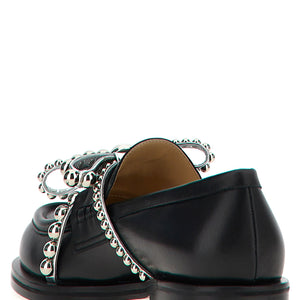 Mach & Mach Crystal Studs Loafers