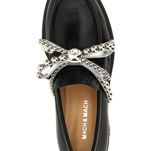 Mach & Mach Crystal Studs Loafers