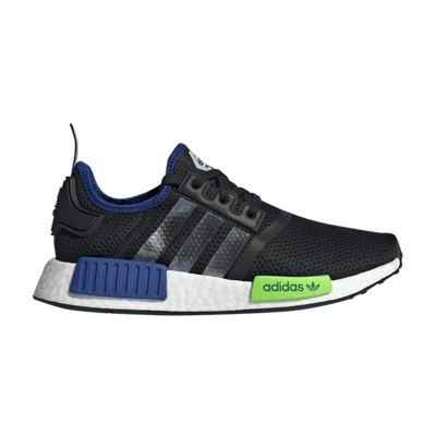 adidas NMD R1 Black Royal Solar Green (GS)