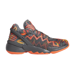 adidas D.O.N. Issue #2 Floral Grey Solar Red