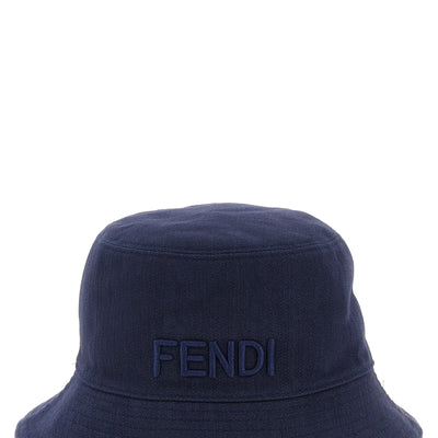 Fendi Reversible Denim Bucket Hat