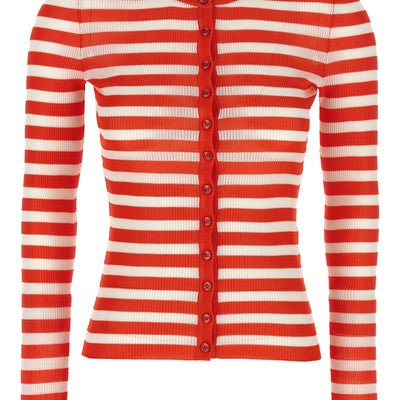 Dolce & Gabbana Striped Viscose Cardigan