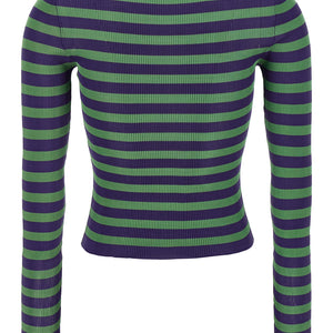 Dolce & Gabbana Striped Viscose Sweater