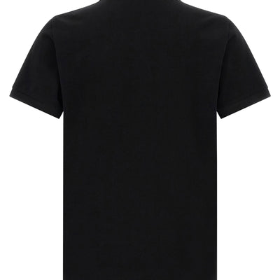 Fendi Ff Metallic Logo Polo Shirt