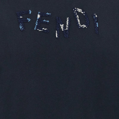 Fendi Logo Embroidery T-shirt