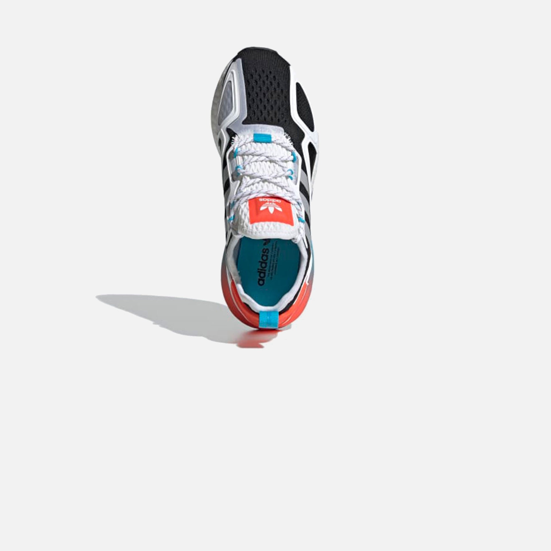 Adidas Originals | ZX 2K BOOST CYAN/GREY/BLACK W